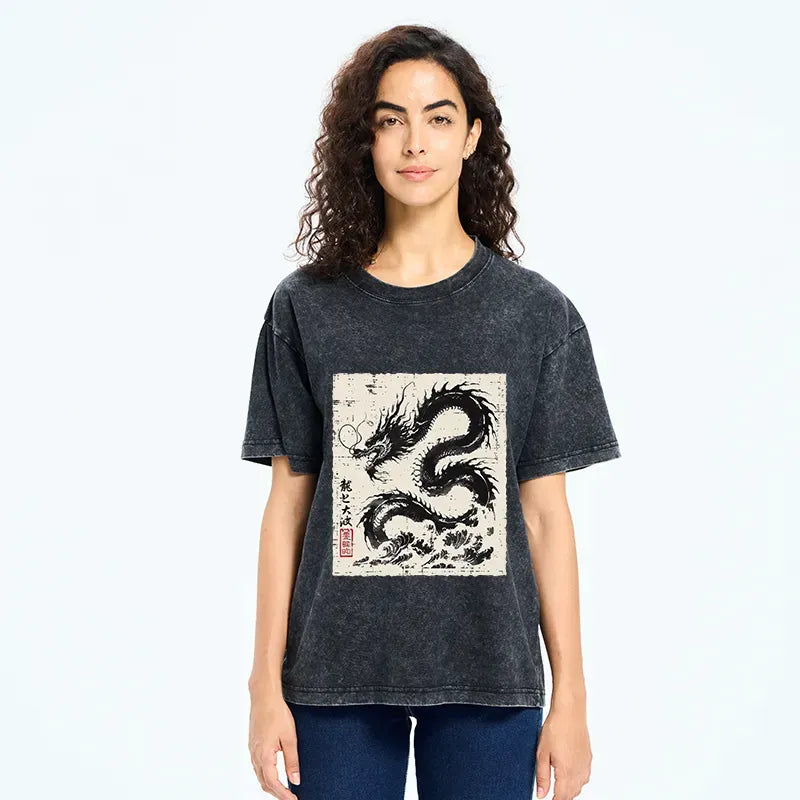 japanese dragon unisex t shirt