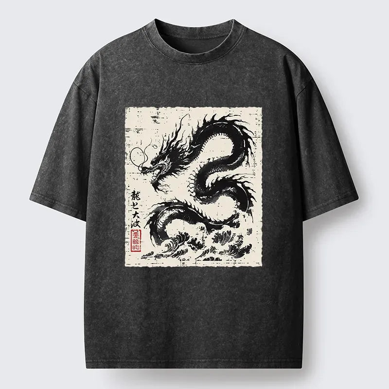 kyoto lion dragon tee for summer