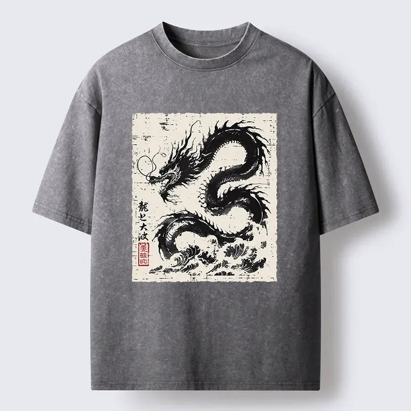 kyoto lion dragon tee for summer