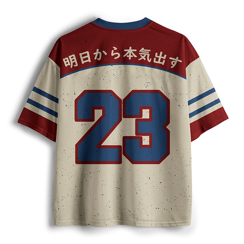 japanese mesh jersey for daily wear