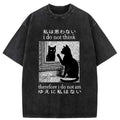 Japanese Cat T-Shirt for Daily Wear