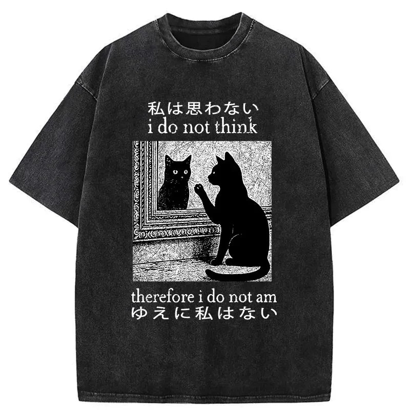 Japanese Cat T-Shirt for Daily Wear