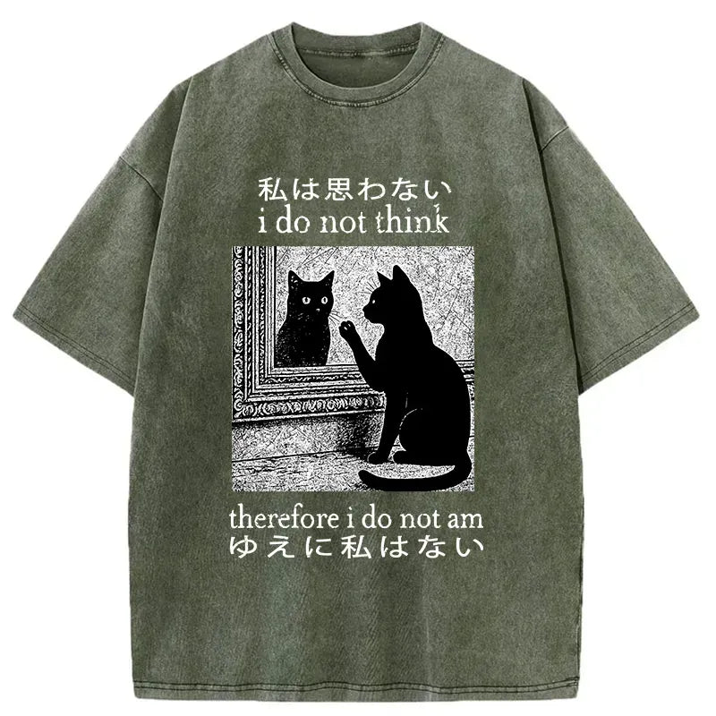 Japanese Cat T-Shirt for Daily Wear