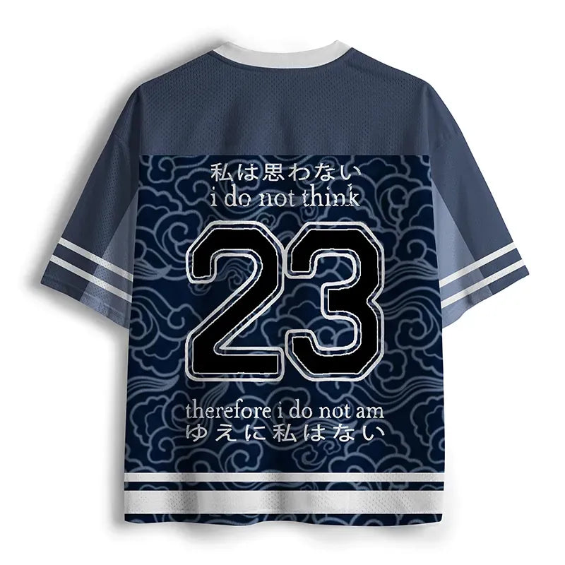 Thinking Cat Mesh Jersey for Sports