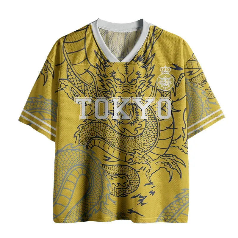 Kyoto-Lion Japanese Rise Of The Dragon Mesh Jersey