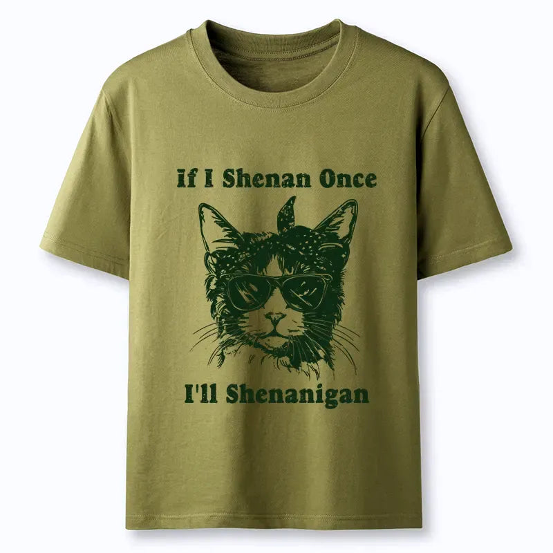 Kyoto-Lion St. Patrick's Elegant Cat Classic T-Shirt