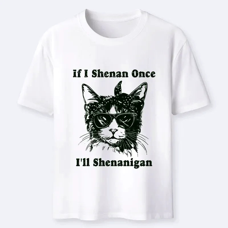 Kyoto-Lion St. Patrick's Elegant Cat Classic T-Shirt
