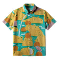 Kyoto-Lion Cute Capybaras Taking A Bath Button-up Shirt