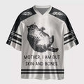 Kyoto-Lion Overweight Cat And Its Doting Owner Glossy Oversized Jersey