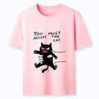 vintage Japanese cat shirt for daily wear