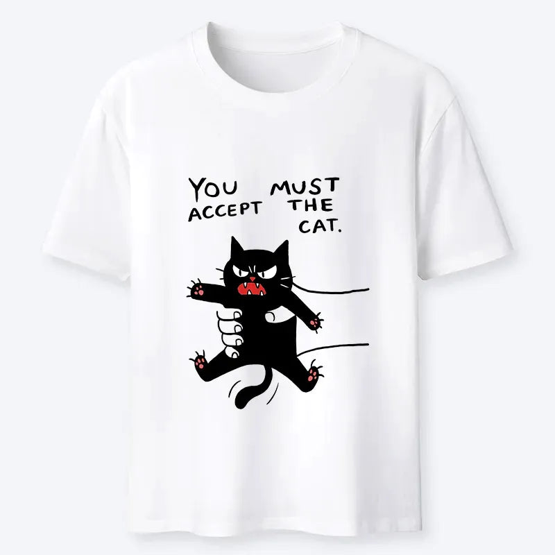 Kyoto-Lion Accept This Cat Classic T-Shirt