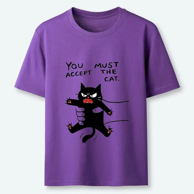 Kyoto-Lion Accept This Cat Classic T-Shirt