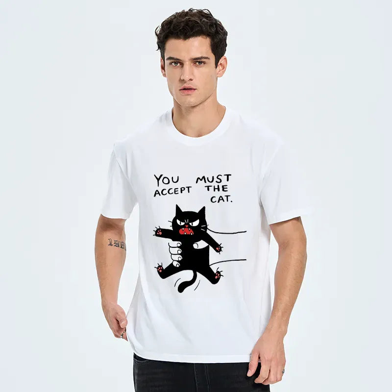 Kyoto-Lion Accept This Cat Classic T-Shirt