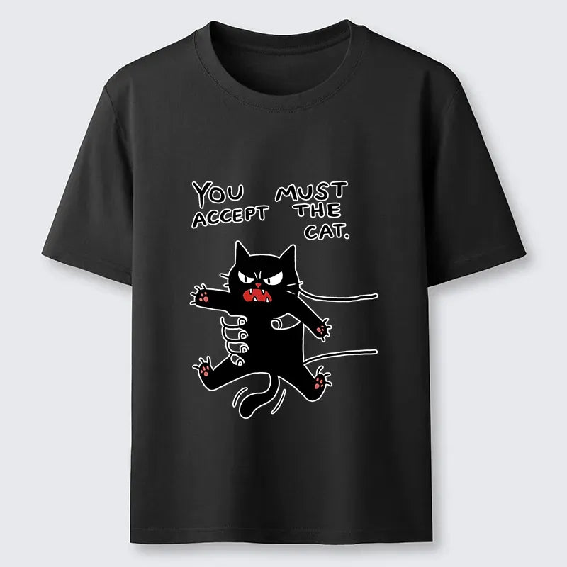 Kyoto-Lion Accept This Cat Classic T-Shirt