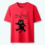 vintage Japanese cat shirt for daily wear