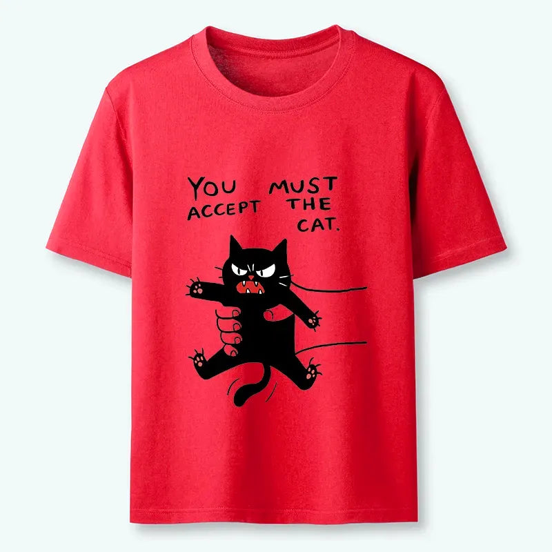 vintage Japanese cat shirt for daily wear