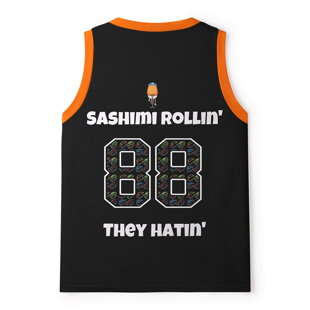 Kyoto-Lion Sashimi Rollin' They Hatin' Mesh Tank Top