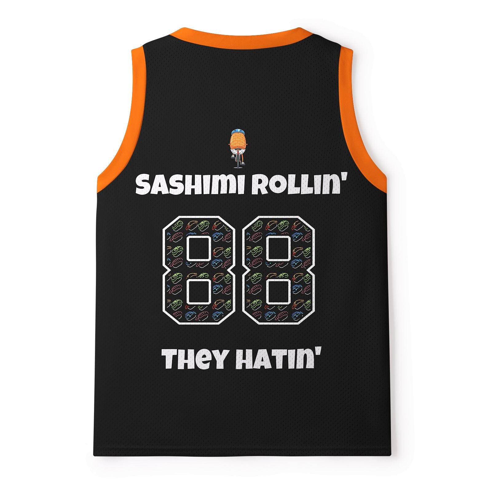 Kyoto-Lion Sashimi Rollin' They Hatin' Mesh Tank Top
