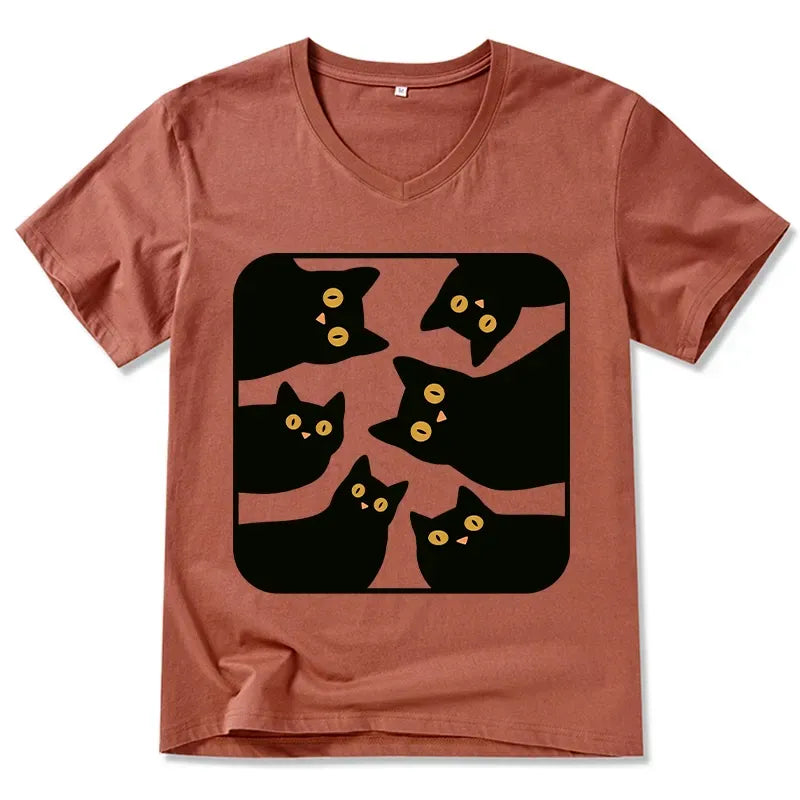 Trendy Japanese Cat Shirt for Daily Wear