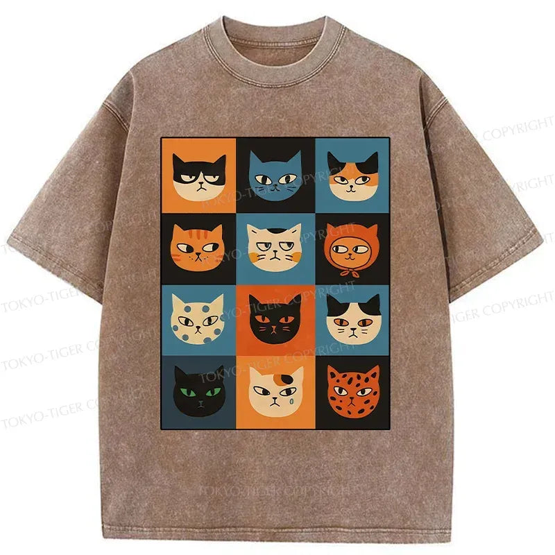 Japanese Cat T-Shirt for Daily Wear
