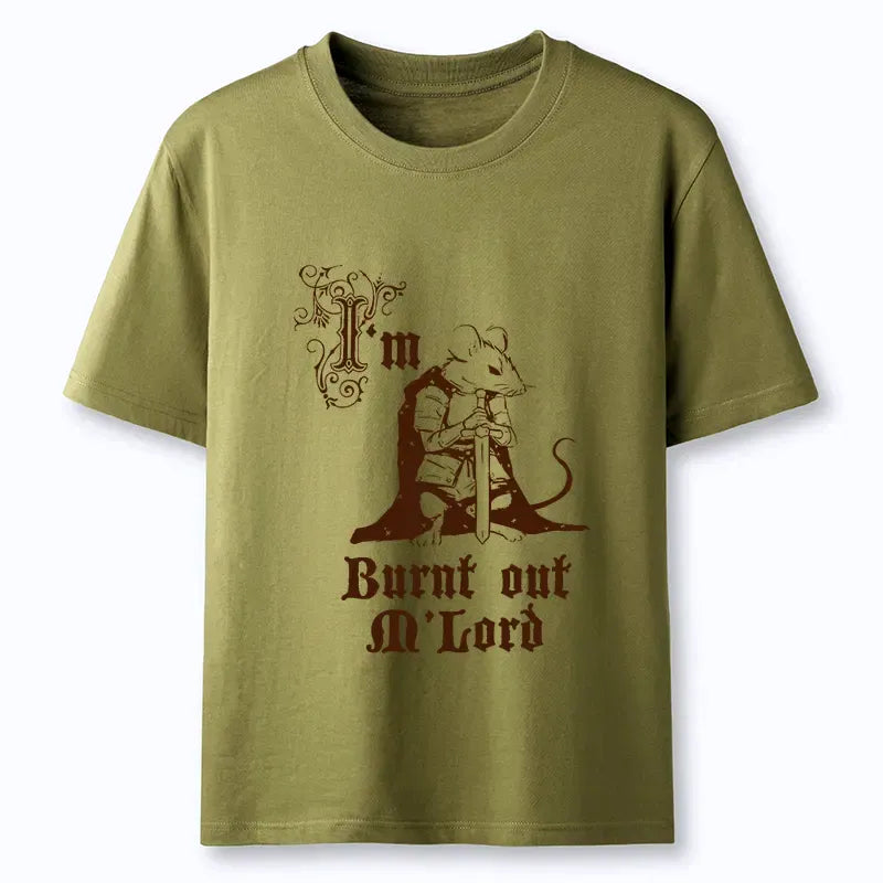 Kyoto-Lion tired mouse t-shirt for casual wear