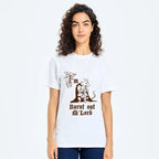 Kyoto-Lion tired mouse t-shirt for casual wear