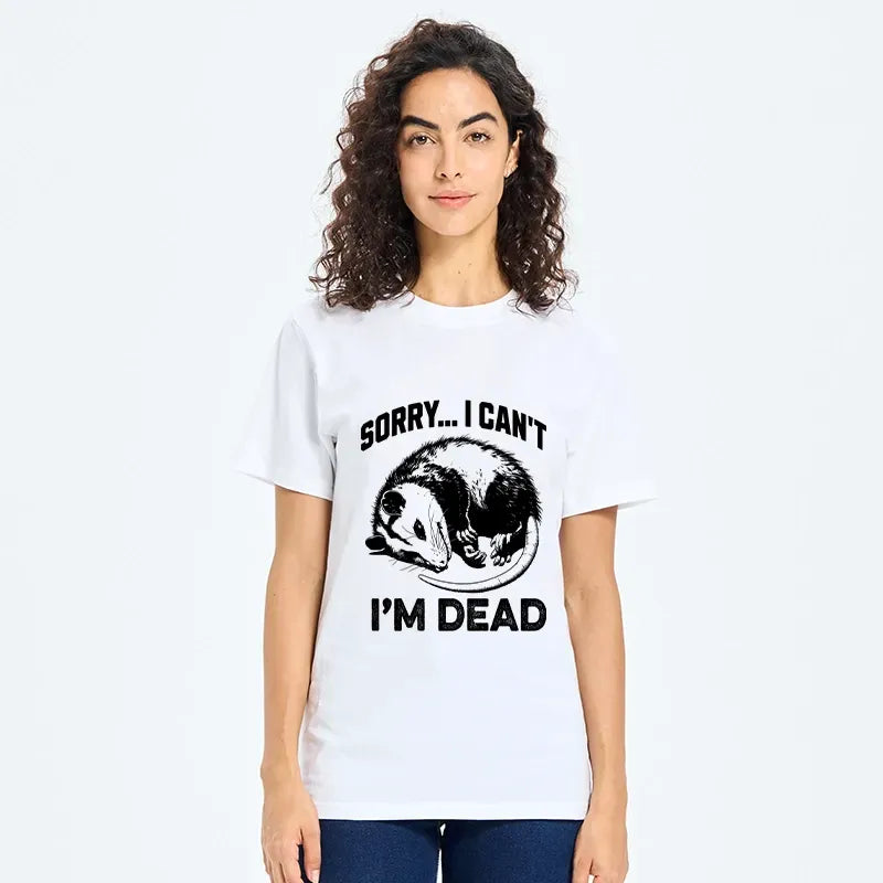 Kyoto-Lion Funny Opossum Playing Dead Classic T-Shirt