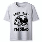 Kyoto-Lion Funny Opossum Playing Dead Classic T-Shirt
