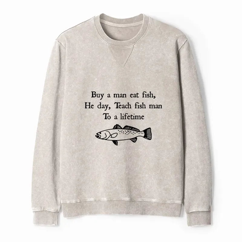 funny Kyoto lion sweatshirt for men