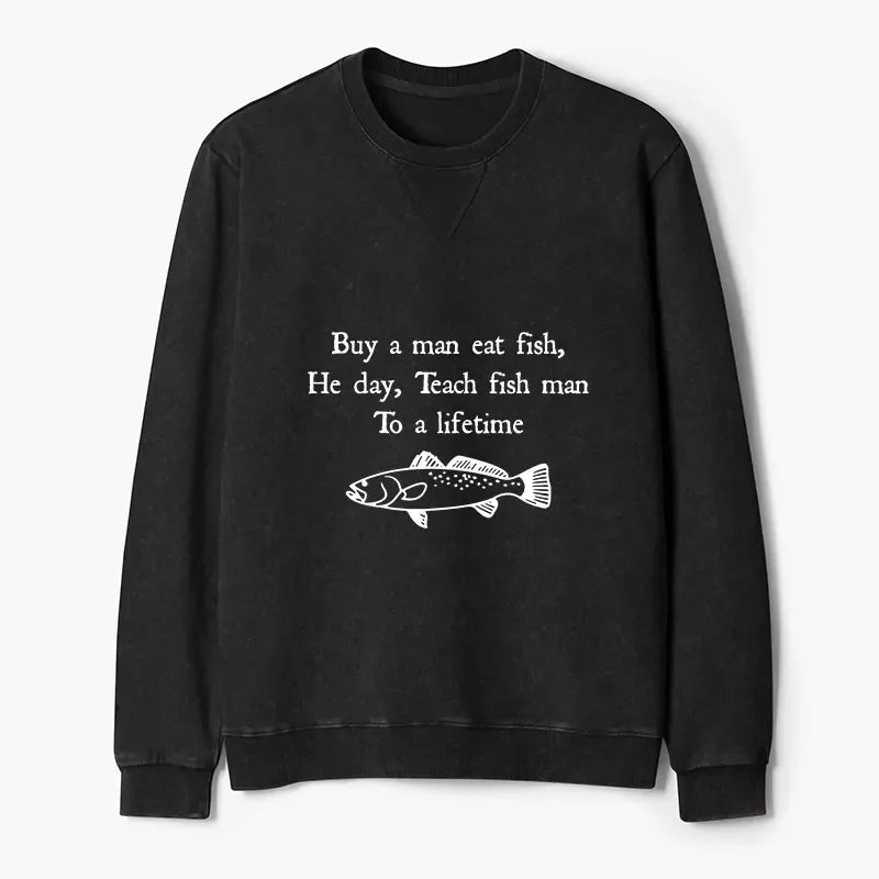 funny Kyoto lion sweatshirt for men