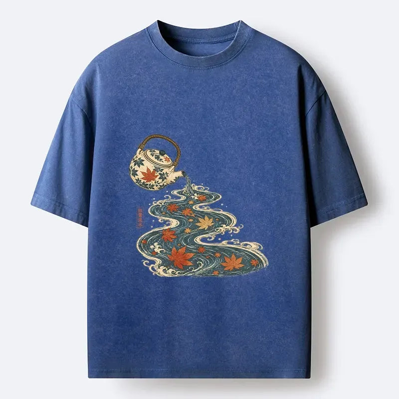 Japanese Ukiyo Art Washed T-Shirt