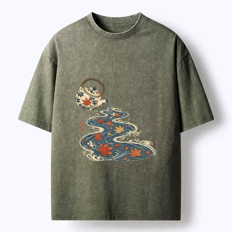 Japanese Ukiyo Art Washed T-Shirt