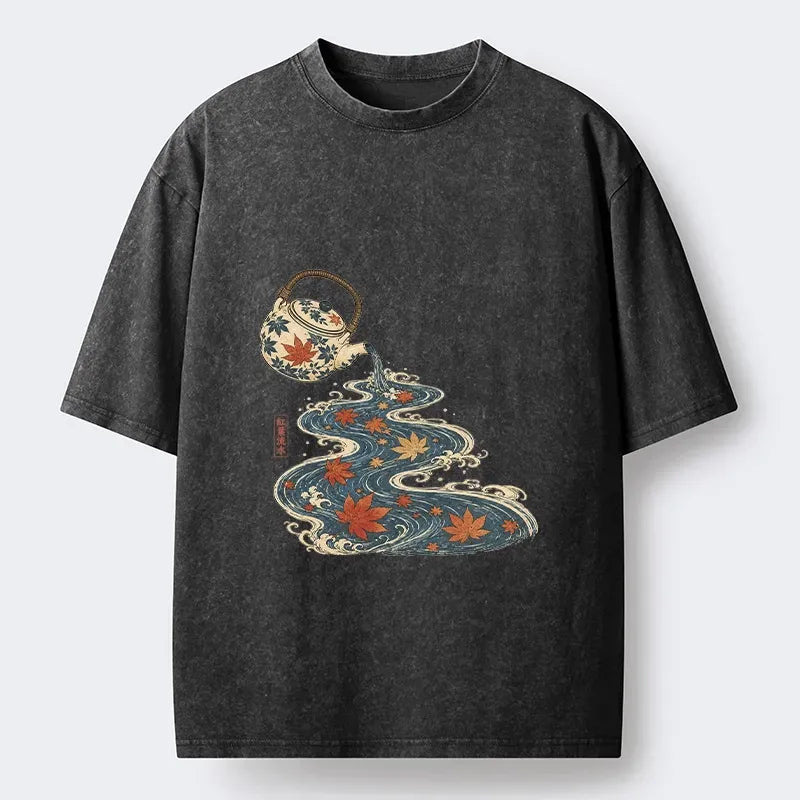 Japanese Ukiyo Art Washed T-Shirt
