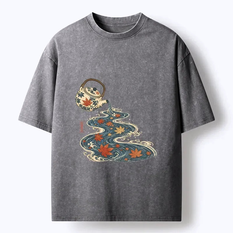 Japanese Ukiyo Art Washed T-Shirt
