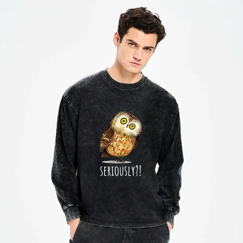Kyoto-Lion Funny Owl Meme Shirt for Vacation