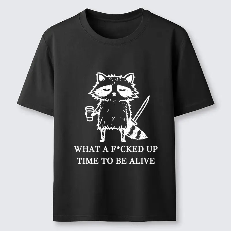 Japanese Raccoon Classic T-Shirt for Daily Wear