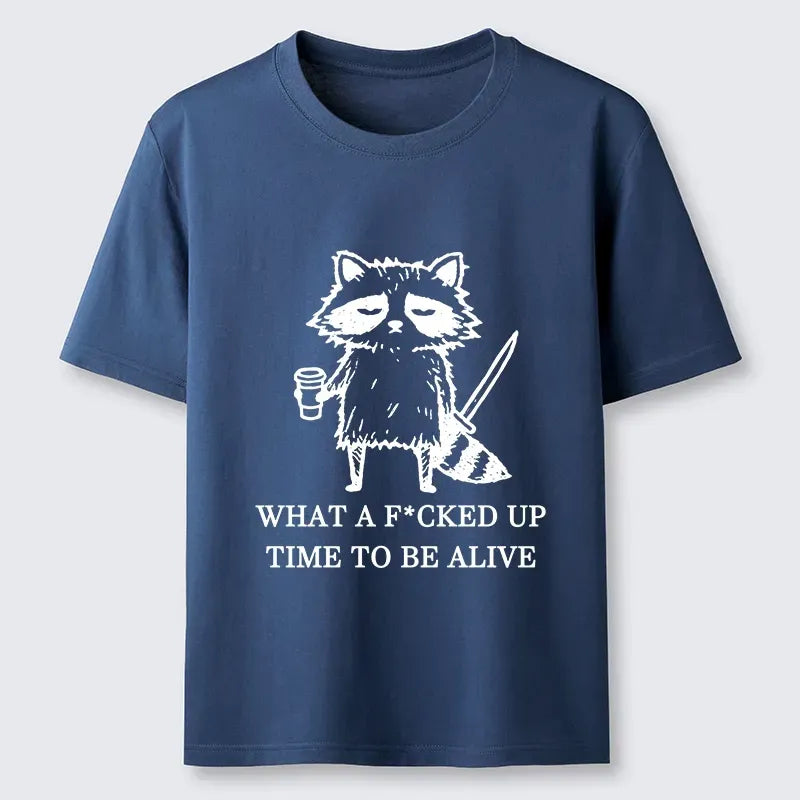 Japanese Raccoon Classic T-Shirt for Daily Wear