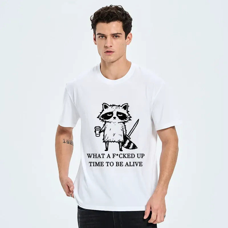 Japanese Raccoon Classic T-Shirt for Daily Wear
