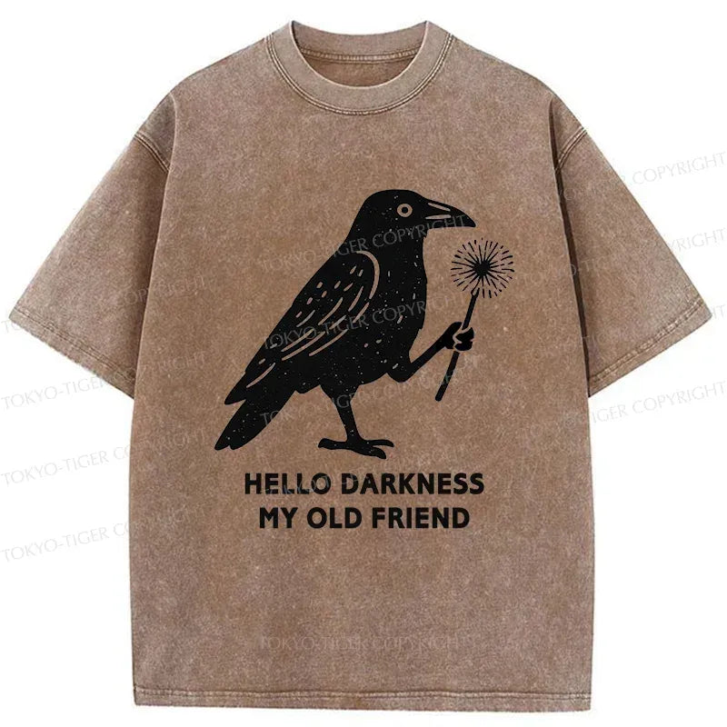 Japanese crow t-shirt for men