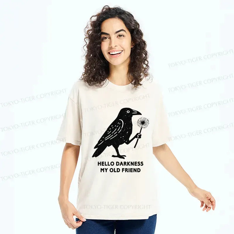 Japanese crow t-shirt for men