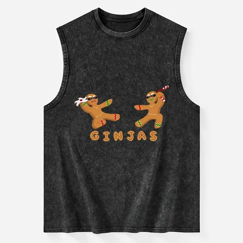 Ukiyo-e Ninja Tank Top for Streetwear