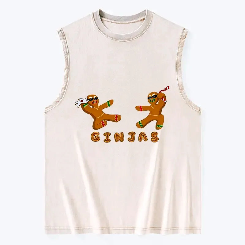 Ukiyo-e Ninja Tank Top for Streetwear