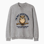 Kyoto-Lion Overthink Master Owl Washed Terry Sweatshirt