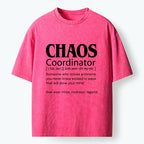 Kyoto-Lion Chaos Coordinator Washed T-Shirt