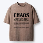 Kyoto-Lion Chaos Coordinator Washed T-Shirt