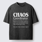 Kyoto-Lion Chaos Coordinator Washed T-Shirt