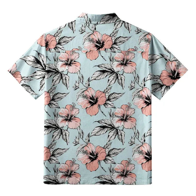 Kyoto-Lion Floral Delight Button-up Shirt
