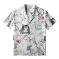 Vintage Ukiyo-e Cat Button Up Shirt