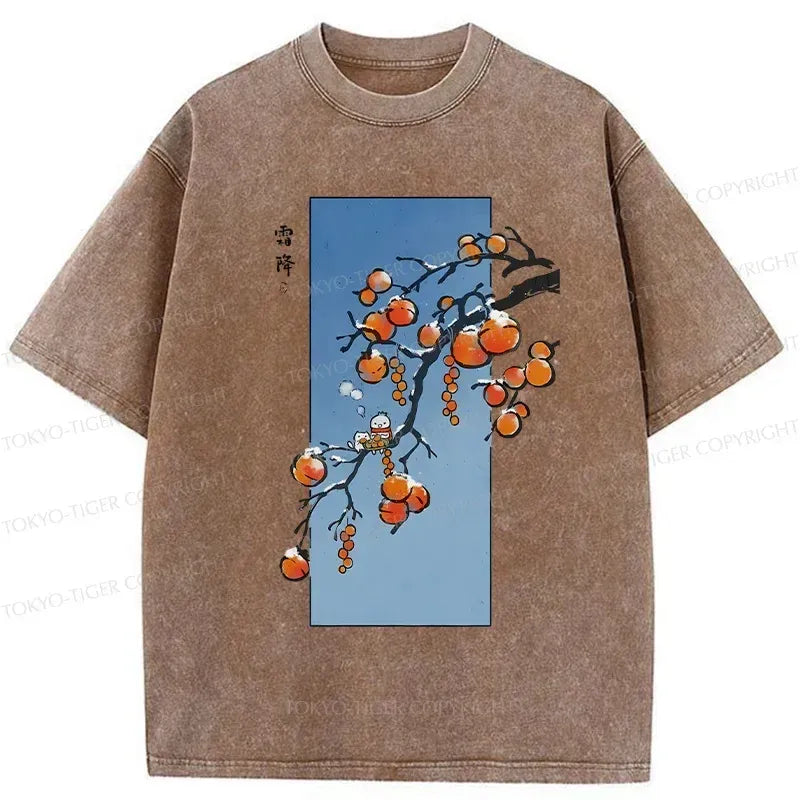 Kyoto lion painting unisex cotton tee