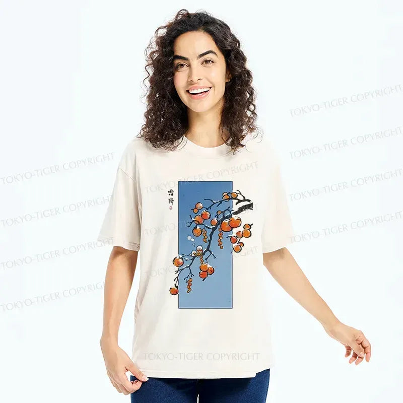 Kyoto lion painting unisex cotton tee